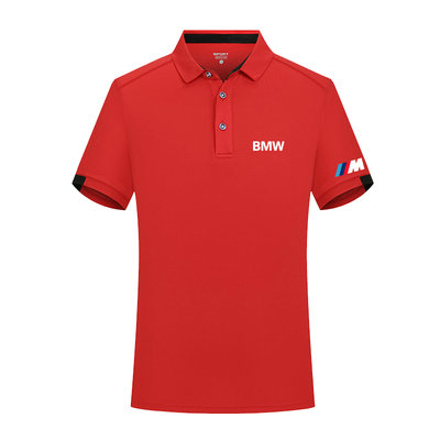 Polo BMW M Power Léger Séchage Rapide Homme Eté avec 3 Boutons